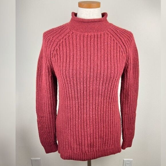 Lands’ End Knit Turtleneck Sweater - Picture 1 of 5